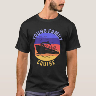 Ung familjekryssning Matchande samlingsmerch T Shirt