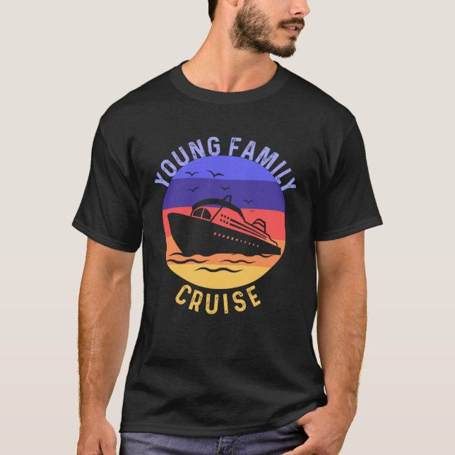 Ung familjekryssning Matchande samlingsmerch T Shirt (Framsida)