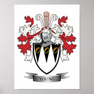Ung familjvapensköldvapensköld poster