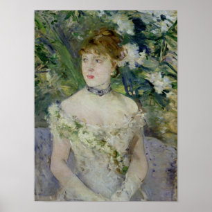 Ung flicka i en boll-gryning, 1879 poster