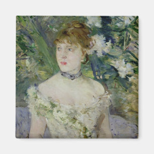 Ung flicka i en bollkappa, 1879 magnet