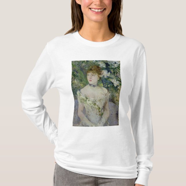 Ung flicka i en bollkappa, 1879 t-shirt (Framsida)