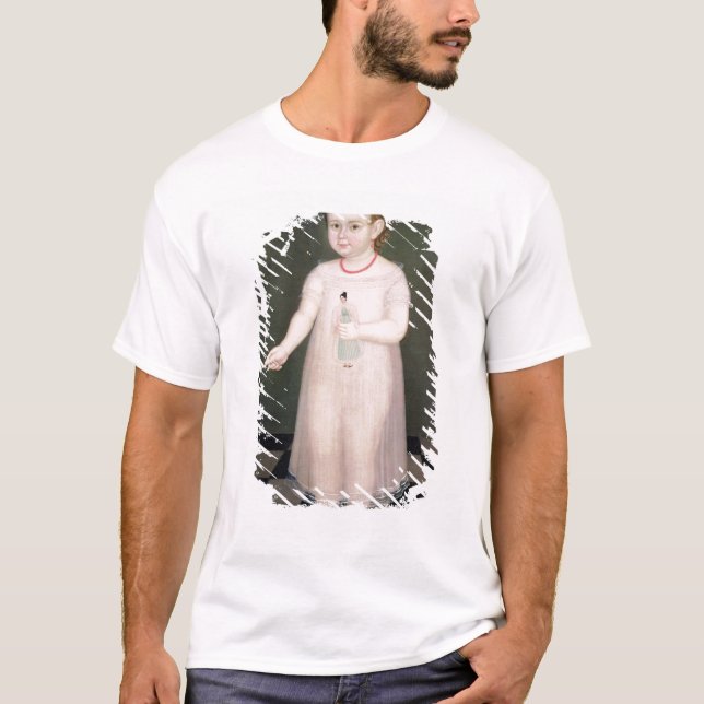 Ung flicka med en docka, 1838 t-shirt (Framsida)