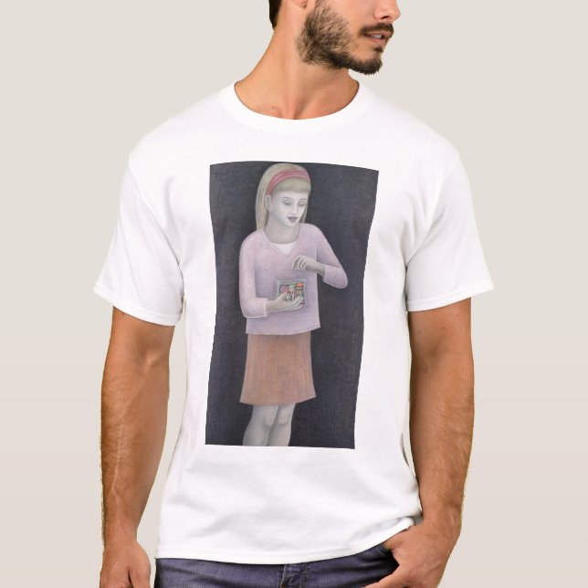 Ung flicka med sötsaker 2007 t-shirt (Framsida)