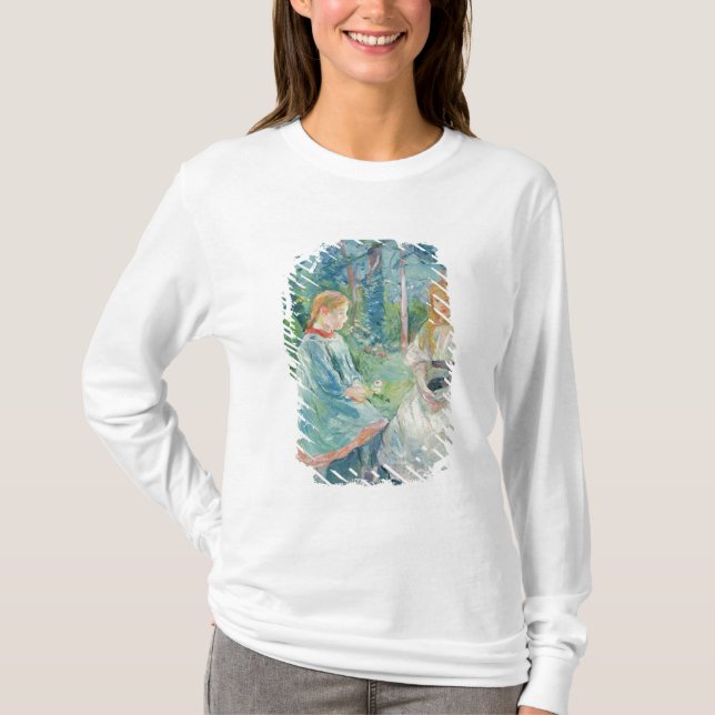 Ung flicka på fönstret, 1892 t shirt (Framsida)