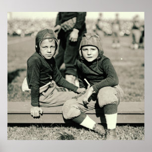 Ung fotboll fläktar 1920 poster