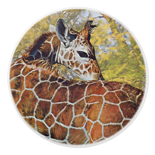 Ung giraff knopp