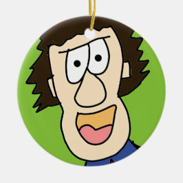 ung grampa julgransprydnad keramik