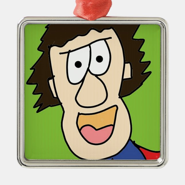 ung grampa julgransprydnad metall (Framsidan)