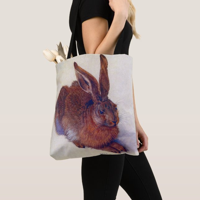 Ung hare av Albrecht Durer, renässansens finkonst Tygkasse (Närbild)