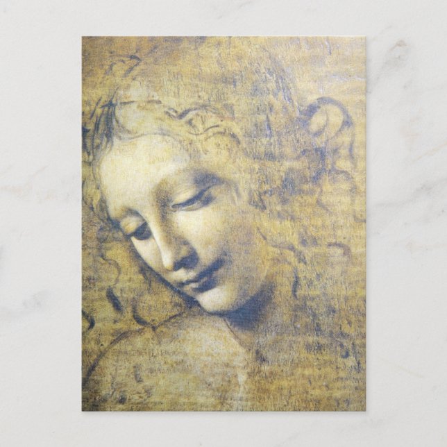 ung kvinna 2 vykort (Framsida)