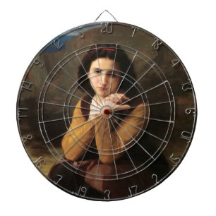 Ung kvinna av Bouguereau Darttavla