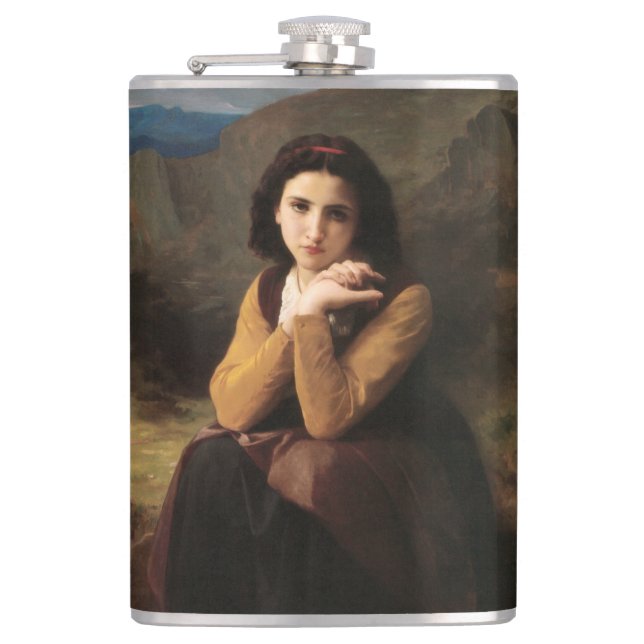 Ung kvinna av Bouguereau Fickplunta (Framsidan)