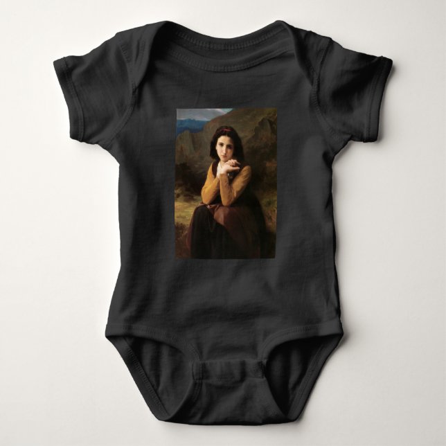 Ung kvinna av Bouguereau T Shirt (Framsida)