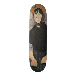 Ung kvinna av folket mini skateboard bräda 18,5 cm