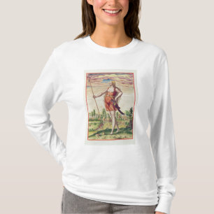 Ung kvinna från en Neighbouring stam till T Shirt
