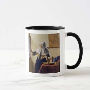 Ung kvinna med en vattentillbringare, c.1662 mugg