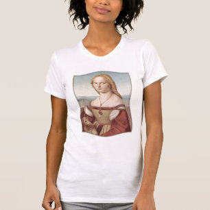 Ung kvinna med Unicorn T-shirt