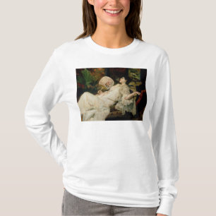 Ung kvinna som röker, 1894 t-shirt