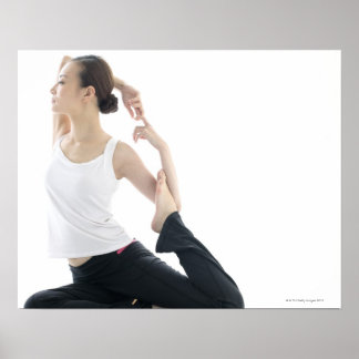 Ung kvinnlig skönhet, yoga 2 poster