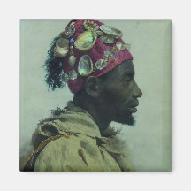 Ung man i profil (Profil aux coquillages)