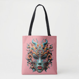 Ung Medusa - Psykedelisk mytologi konst T-shirt Tygkasse