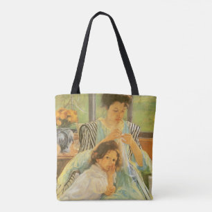 Ung mor som syr av Mary Cassatt Tygkasse