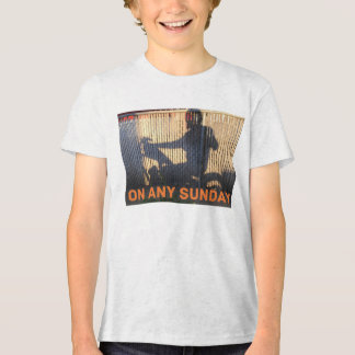 Ung motorcykelentusiast t shirt