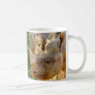 Ung noshörning kaffemugg