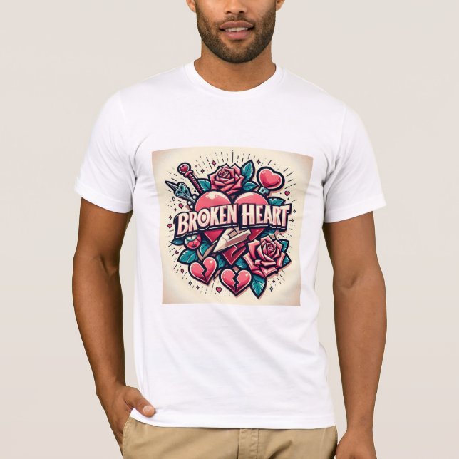 Ung och unik T-shirt-design T Shirt (Framsida)