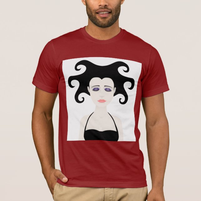 Ung ogift kvinna t-shirt (Framsida)