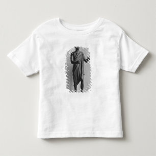 Ung pojke med fågel, sen republikansk t-shirt