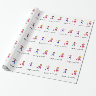 Ung pojke och flicka - back to school presentpapper