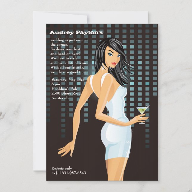 Ung Skönhet Inbjudan (Framsida)