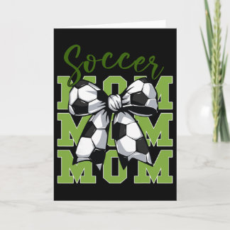 Ung soccer mamma coquette bow söt syster småbarn  kort