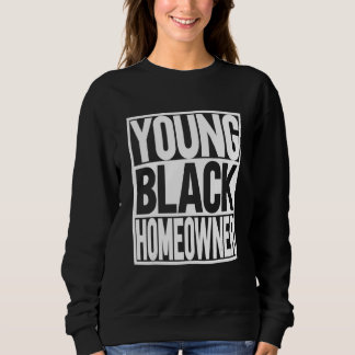 Ung svart husägare t shirt