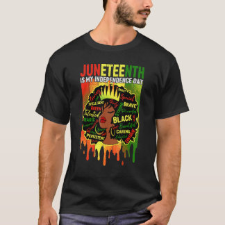 Ung svart och fri Ish sedan 1865 svart frihet T Shirt