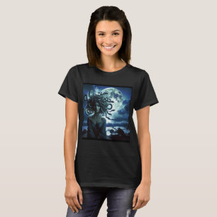 Ung Vacker Medusa av Månen & Havet T Shirt