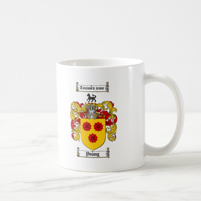 Ung vapensköld/ung familjvapensköld kaffemugg (Höger)