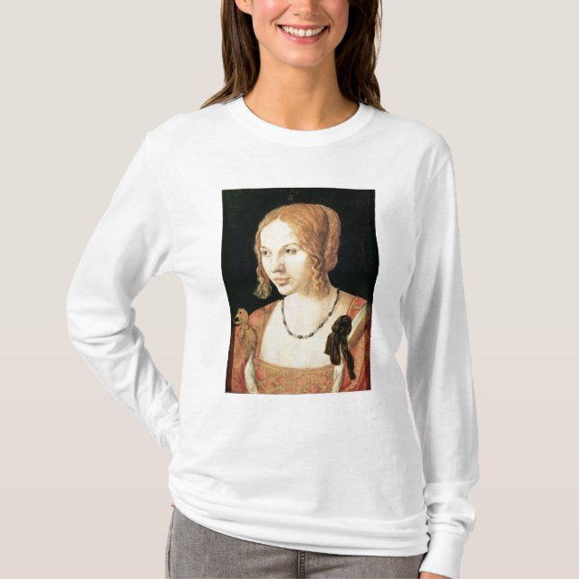 Ung Venetian kvinna Tee Shirt (Framsida)