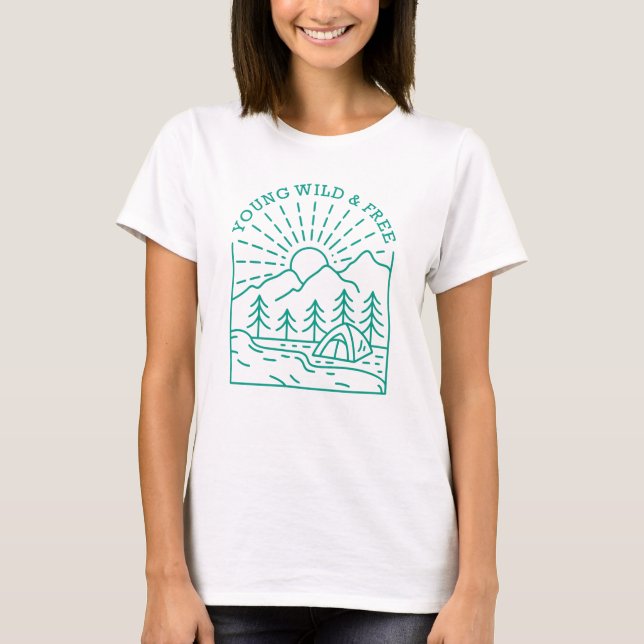Ung Vild gratis T Shirt (Framsida)