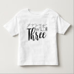 Ung Vild och tre | Tredje födelsedagen T Shirt<br><div class="desc">Efter omdefinierad design</div>