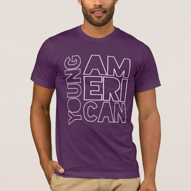 Unga Amerikaner T-shirt (Framsida)