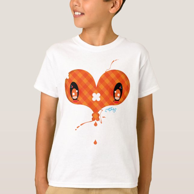 Unga Amo La Leche ’Corazonada’ Tee Shirt (Framsida)
