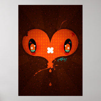 Unga Amo La Leche "Heart" Poster