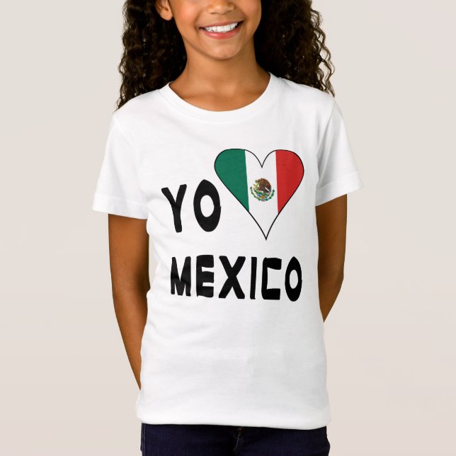 Unga Amo Mexico Girl T Shirt (Framsida)