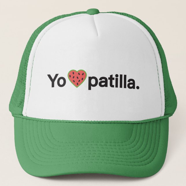 Unga Amo Patilla Grönt Truckerkeps (Framsida)