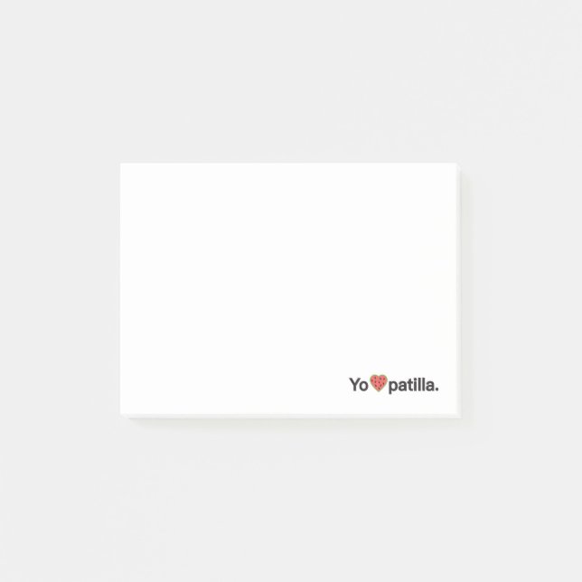 Unga Amo Patilla Notes Post-it Block (Framsida)