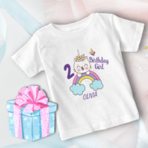Unga andra födelsedag Unicorn-födelsedag