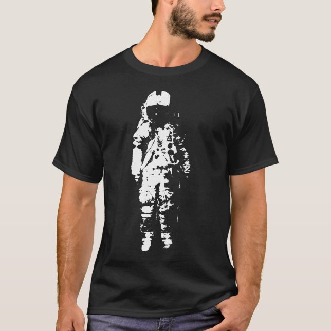 Unga astronauter T-shirt - Major Tom (Framsida)